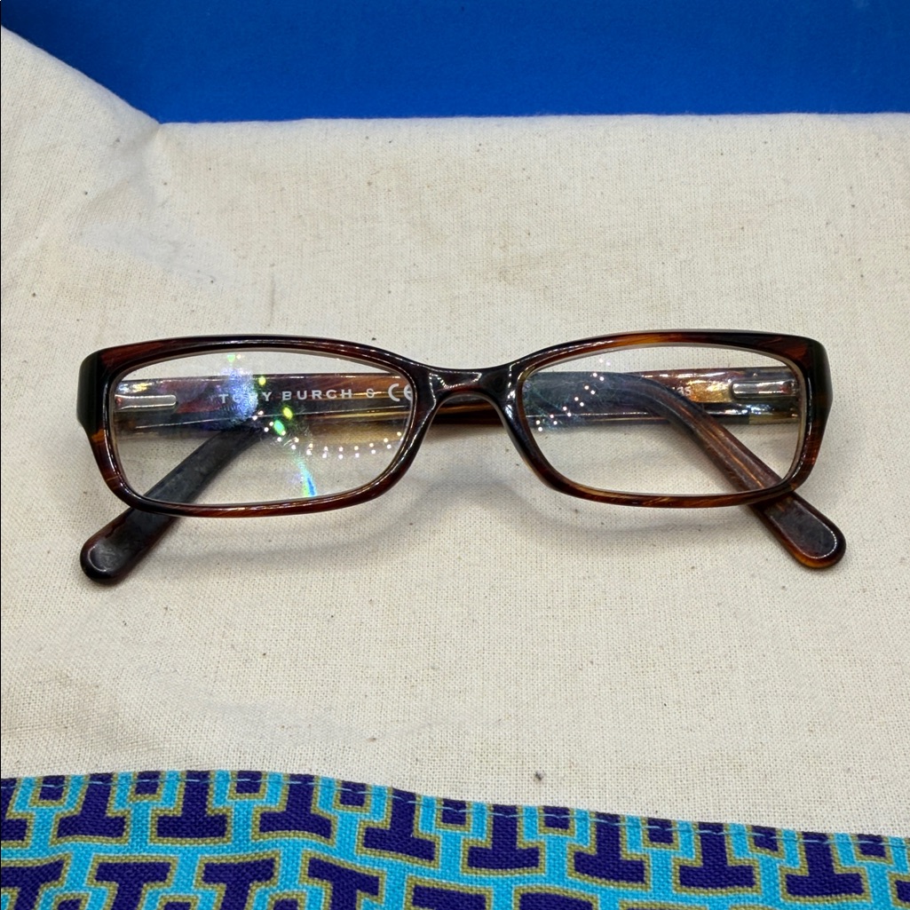 Tory Burch Glasses Brown Tortoise Shell And Gold Accents